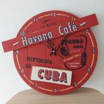 Horloge murale Cuba La Havane, Maison & Meubles, Accessoires pour la Maison | Horloges, Enlèvement ou Envoi, Comme neuf, Analogique