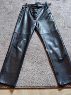 Echt lederen broek, Kleding | Dames, Zwart, Zo goed als nieuw, Lang, Ophalen
