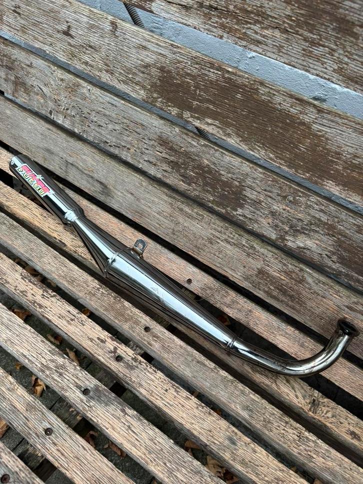 Tomos fuego uitlaat, Fietsen en Brommers, Brommers | Tuning en Styling, Zo goed als nieuw, Ophalen