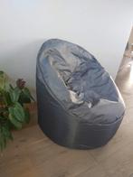 Zitzak met poef, Huis en Inrichting, Zitzakken, Ophalen, Zo goed als nieuw, Grijs, Zitzak