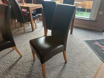 Restaurantstoelen Bruin Leder  beschikbaar voor biedingen