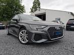 Audi A3 A3 30 TFSI sportback S tronic S line, Auto's, Stof, Bedrijf, 81 kW, Zilver of Grijs