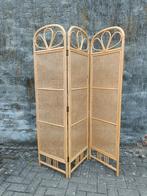 Vintage rotan bamboo roomdivider / kamerscherm, Ophalen, Gebruikt