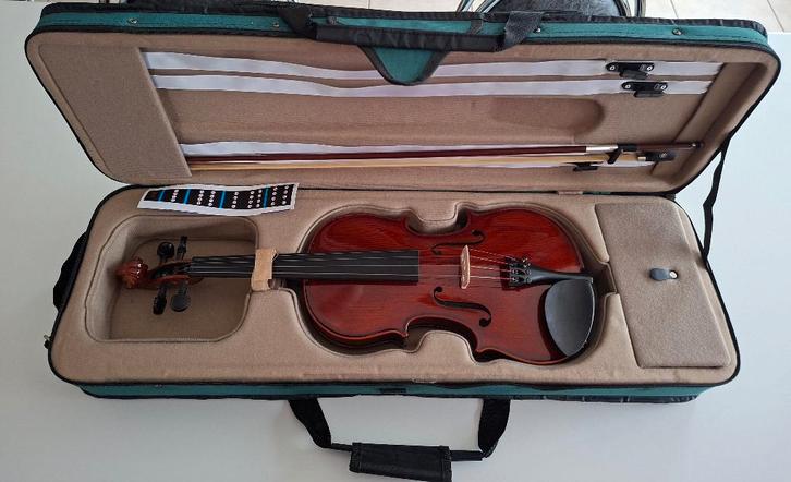 Viool Leonardo met asseccoires, Muziek en Instrumenten, Strijkinstrumenten | Violen en Altviolen, Zo goed als nieuw, Viool, 3/4-viool