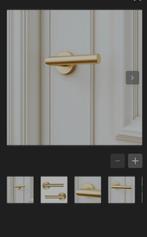 7 Poignées de portes + rosaces, Bricolage & Construction, Enlèvement ou Envoi, Neuf, Autres matériaux, Autres types