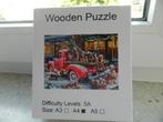 Houten puzzel, Ophalen of Verzenden, Minder dan 500 stukjes, Zo goed als nieuw, Legpuzzel