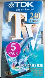 Nieuwe blanco VHS video opname banden, CD & DVD, VHS | Film, Enlèvement, Neuf, dans son emballage