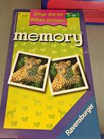Memory - jonge dieren, Verzamelen, Speelkaarten, Jokers en Kwartetten, Ophalen of Verzenden, Zo goed als nieuw, Speelkaart(en)
