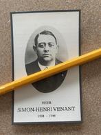 OORLOG40-45 GELUWE VENANT Vermoord Neuengamme 26/12/1944, Verzamelen, Bidprentjes en Rouwkaarten, Ophalen of Verzenden, Bidprentje