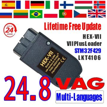 VCDS 25.3 2025 + VAGCOM HEX v2 USB OBD2 VCI kabel beschikbaar voor biedingen
