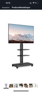 FITUEYES tv-standaard 3planken opwielen voor32”tot 65"scherm, Audio, Tv en Foto, Televisiebeugels, Ophalen, Zo goed als nieuw