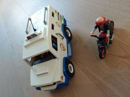 Playmobil geldtransport en bandiet, Kinderen en Baby's, Speelgoed | Playmobil, Gebruikt