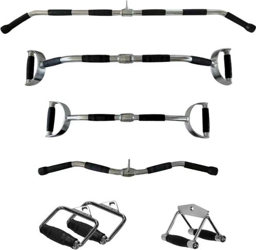 PH Fitness Multi Grip Set Roestvrij Staal – 6 Grips, Sport en Fitness, Fitnessmaterialen, Nieuw, Overige typen, Armen, Benen, Borst