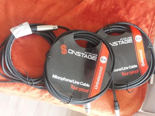 Unbalanced microfoon- of linekabel – 6m – Nieuw, Muziek en Instrumenten, Kabels en Stekkers, Nieuw, Apparatuur, Ophalen of Verzenden