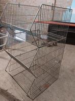 draadmandenrek – 3 manden – totale hoogte 99 cm, Ophalen, Gebruikt