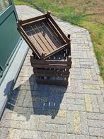 kratten in hout, Tuin en Terras, Bloembakken en Plantenbakken, Ophalen, Tuin, Gebruikt, Minder dan 30 cm