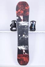 155 snowboard BURTON RADIUS WIDE, black/red, Sport en Fitness, Verzenden, Gebruikt, Bindingen