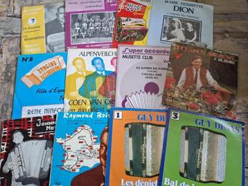 Lot 114 x 7" Vinyl - Accordéon / Musette 45 RPM beschikbaar voor biedingen