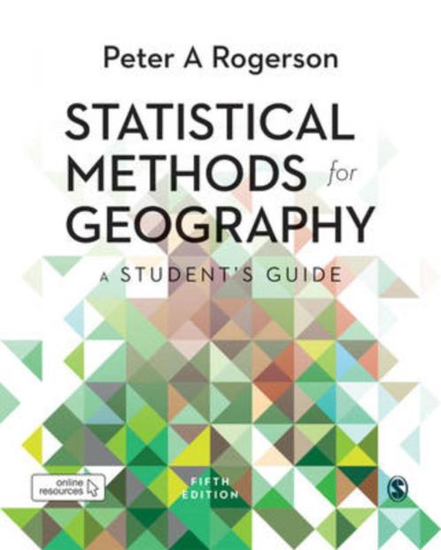 Méthodes statistiques pour la géographie, Livres, Livres d'étude & Cours, Comme neuf, Enseignement supérieur, Enlèvement ou Envoi