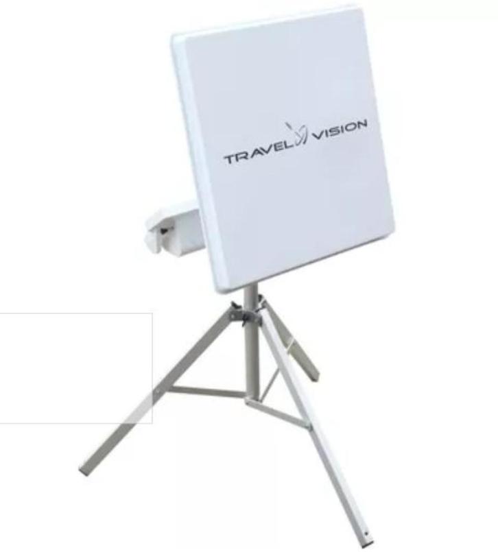 Automatische schotelantenne, Caravans en Kamperen, Kampeeraccessoires, Gebruikt, Ophalen