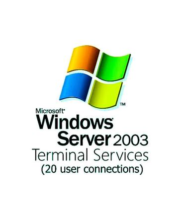 Microsoft Windows Server 2003 Terminal Server. 20 gebruikers beschikbaar voor biedingen