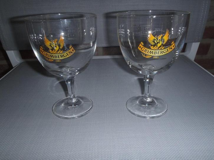 Brillen in Grimbergen, Verzamelen, Biermerken, Zo goed als nieuw, Glas of Glazen, Ophalen of Verzenden
