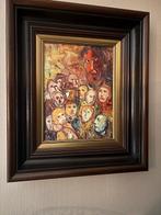 schilderij Ensor style - Jean Grandjean, Antiquités & Art, Art | Peinture | Classique, Enlèvement