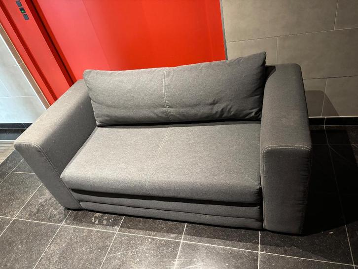 Canapé convertible, Huis en Inrichting, Zetels | Zetels, Gebruikt, Rechte bank, Tweepersoons, Minder dan 150 cm, 75 tot 100 cm