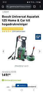Bosch Universal Aquatak 125 Home & Car kit hogedrukreiniger, Ophalen of Verzenden, Nieuw