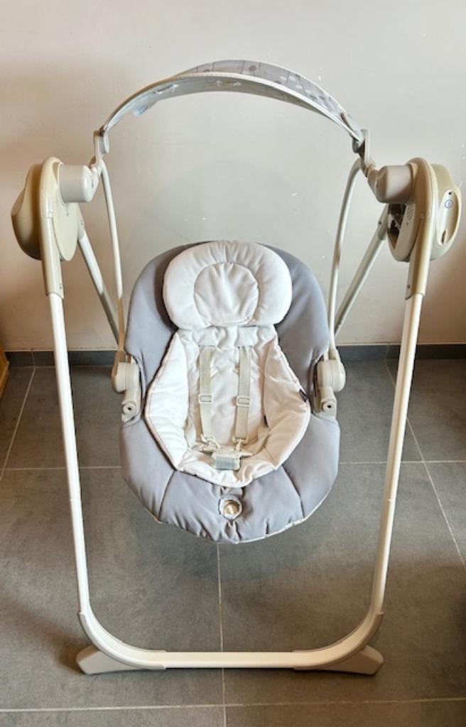 Balancelle CHICCO, Kinderen en Baby's, Wipstoeltjes, Gebruikt, Schommelstoel, Chicco, Met gordel(s) of riempje(s), Verstelbaar