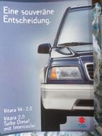 Suzuki Vitara V6 & 2.0 TD Duits brochure, Ophalen of Verzenden
