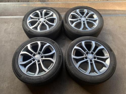 MB C KLASSE W205 VITO VELGEN BREEDSET + BANDEN 225 50 R17, Auto diversen, Dakkoffers, Gebruikt, Ophalen of Verzenden