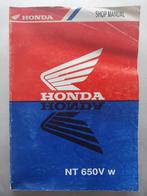 Werkplaatshandboek Honda NT650Vw, Verzenden, Honda