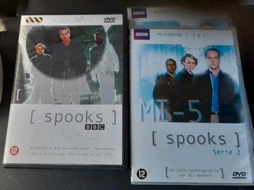 Dvd-boxen Spooks, bbc-serie, seizoen 1 en 2 beschikbaar voor biedingen