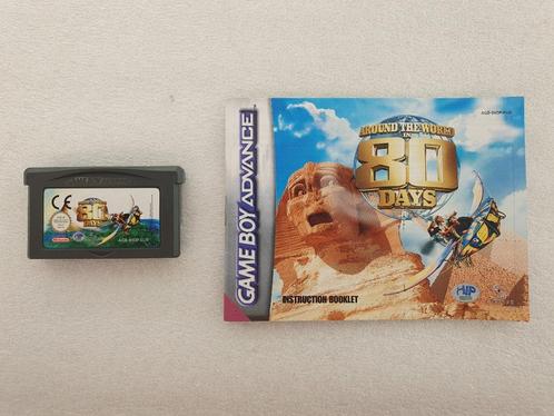 Nintendo GBA: Around the World in 80 Days, Games en Spelcomputers, Games | Nintendo Game Boy, Gebruikt, Ophalen of Verzenden