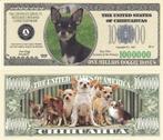 USA 1 Million Doggie Bones banknote 'Chihuahua' - NEW, Los biljet, Verzenden, Noord-Amerika