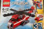 Lego 31013 Red Thunder transporthelikopter (3 in 1), Ophalen of Verzenden, Gebruikt, Complete set, Lego