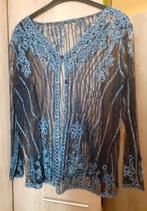 sur chemise transparente, Autre, Blauw, Maat 46/48 (XL) of groter, Ophalen of Verzenden