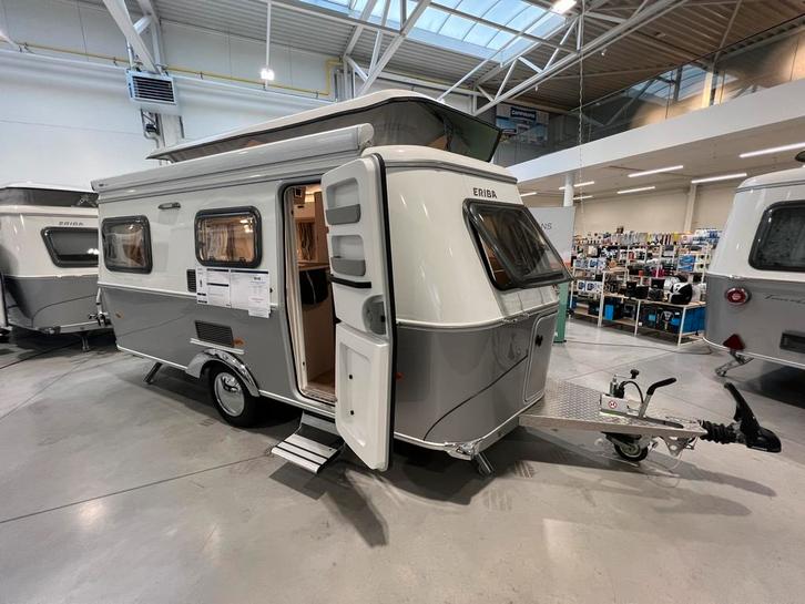 Eriba Touring 542 met lengtebedden, Caravans en Kamperen, Caravans, Bedrijf, tot en met 3, 750 - 1000 kg, Standaardzit, Eriba