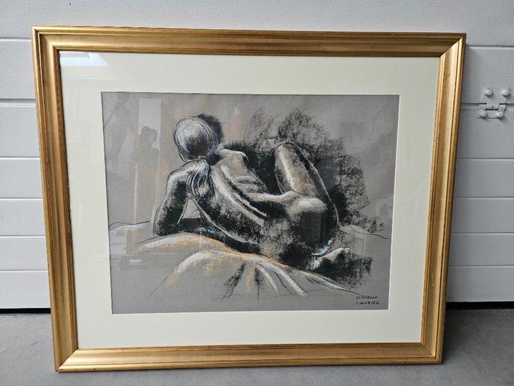 Duriez Irénée naakt tekening , ook beelden gezocht/ Duriez !, Antiek en Kunst, Kunst | Tekeningen en Fotografie, Ophalen