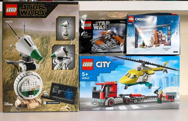 lego 30384 + 40337 + 60343 + 75278 = 122 euros neuf, Enfants & Bébés, Jouets | Duplo & Lego, Neuf, Lego, Ensemble complet, Enlèvement ou Envoi