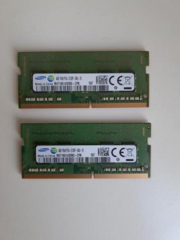 8Gb (2 x 4Gb Sodimm ddr4) ram Samsung beschikbaar voor biedingen