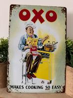 Metalen reclamebord OXO, Ophalen of Verzenden, Nieuw, Reclamebord
