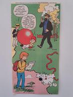 Vintage Stickervel 4x Strips Dany Hergé Leloup Dupa (Dommel), Ophalen of Verzenden, Zo goed als nieuw, Strip of Tekenfilm