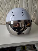 Triatlon KASK helm, wit, medium, magnetische opzetbril, Fietsen en Brommers, Gebruikt, Ophalen of Verzenden