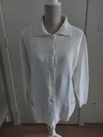 Witte lange gilet, Ophalen of Verzenden, Zo goed als nieuw, Maat 38/40 (M)
