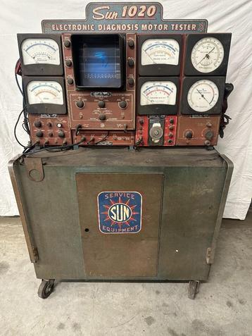 Testeur de moteur de diagnostic électronique Vintage SUN 102