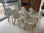 Stoelen, Huis en Inrichting, Stoelen, Gebruikt, Wit, Scandinavisch, Vijf, Zes of meer stoelen