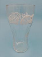 7 verres de Coca-Cola logo blanc, Comme neuf, Enlèvement ou Envoi, Verre à soda
