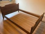 Lit, Maison & Meubles, Queen size, 140 cm, Brun, Enlèvement